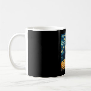 Cute Siberian Husky Dog Halloween Jack O Lantern P Coffee Mug