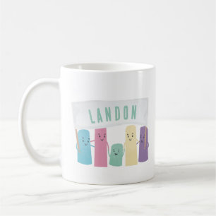 Cute Sidewalk Chalk with custom sign Coffee Mug
