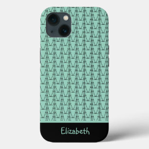 Cute Silhouette Coconut Trees iPhone 13 Case