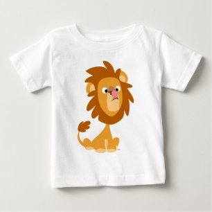 Cute Silly Cartoon Lion! Baby T-Shirt