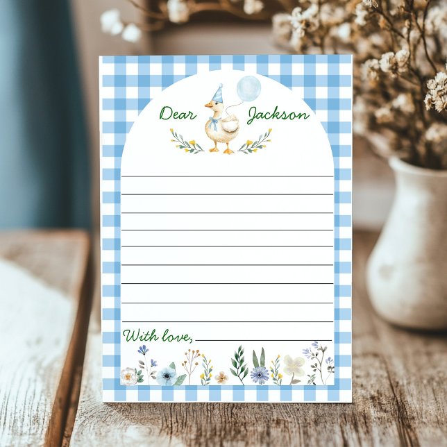 Cute Silly Goose Birthday Time Capsule Card (Creator Uploaded)