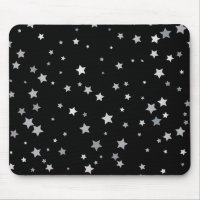 Cute Silver Stars pattern | Any background colour 