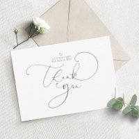 Cute Simple A Little Card To Say A Big Thank You