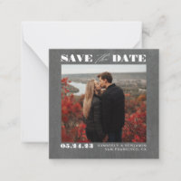 Cute Simple and Elegant Save the Date Photo