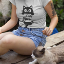 Cute Simple Black Cat Lover Custom