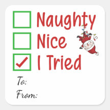 Cute, simple cartoon modern typography Santa kids