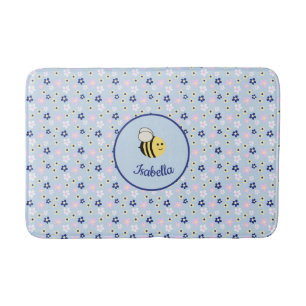 Cute Simple Flower Pattern Bath Mat