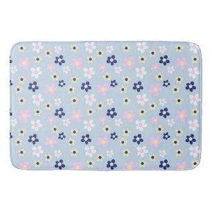 Cute Simple Flower Pattern Bath Mat