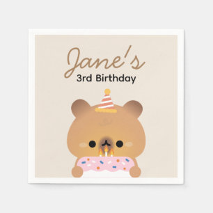 Cute Simple Fun Birthday Party Napkin