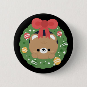 Cute Simple Fun Merry Christmas 6 Cm Round Badge