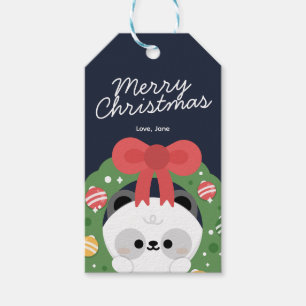 Cute Simple Fun Merry Christmas Gift Tags