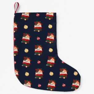 Cute Simple Fun Merry Christmas Small Christmas Stocking