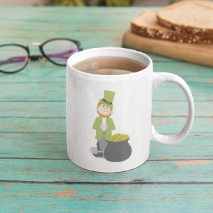 Cute Simple Leprechaun St. Patrick's Day  Coffee Mug