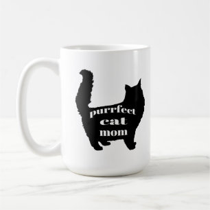 Cute SImple Modern Cat Mum Coffee Mug
