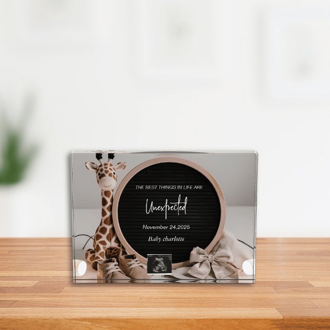 Cute simple neural digital pregnancy announcement  photo block (Creator Uploaded)