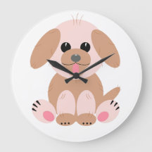 Cute Simple Puppy Dog Cartoon Pastel