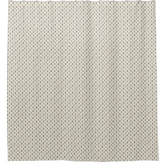Cute Simple Sage Green & Beige Boho Style Shower Curtain