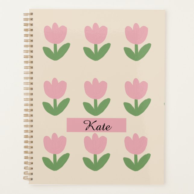 cute simple tulip  planner (Front)