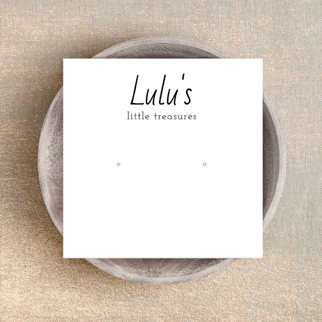 Cute Simple White Stud Earring Display (Creator Uploaded)