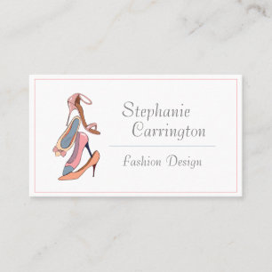 Cute SimpleWatercolor Glam Your Name Typography Business Card