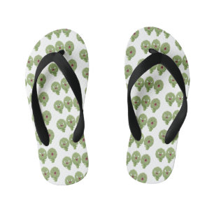 Cute singing artichokes vegetable cartoon kid's thongs