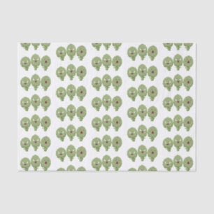 Cute singing artichokes vegetable cartoon tissue paper