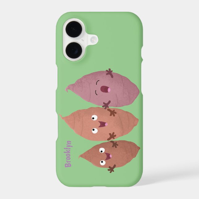 Cute singing sweet potatoes cartoon vegetables (Back)