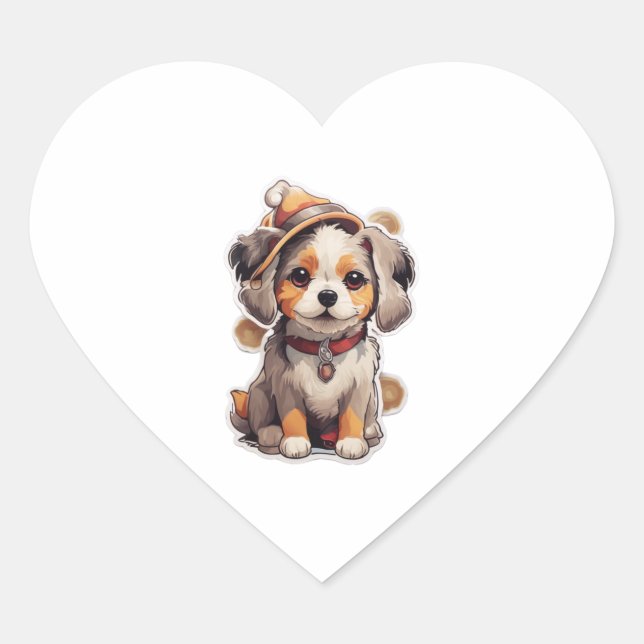 Cute single-dog Stickers   (Front)