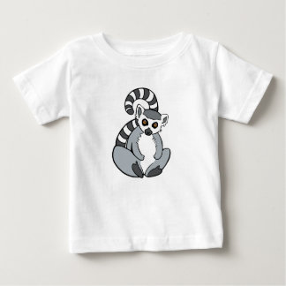Cute Sitting Ring-Tailed Lemur Baby T-Shirt
