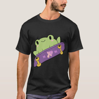 Cute Skater Frog T-Shirt
