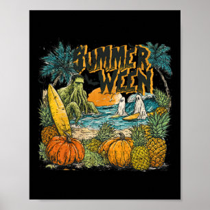 Cute Skeleton Dance Llet Flats Llet Halloween Cost Poster