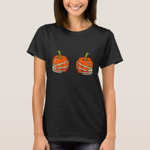 Cute Skeleton For Women Rock On Skeleton Hand T-Shirt