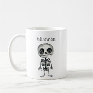 Cute Skeleton Personalized Halloween Mug