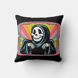 Cute Skeleton Smiling Cushion