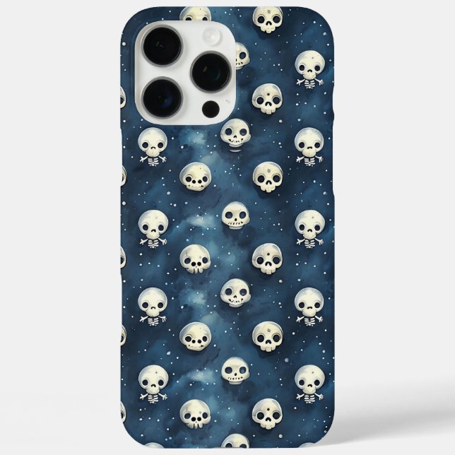 Cute skelletons iphone16 pro cases (Back)