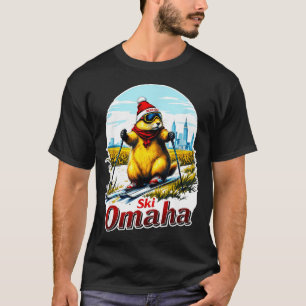 Cute ski adventure in omaha groundhog prairie dog T-Shirt