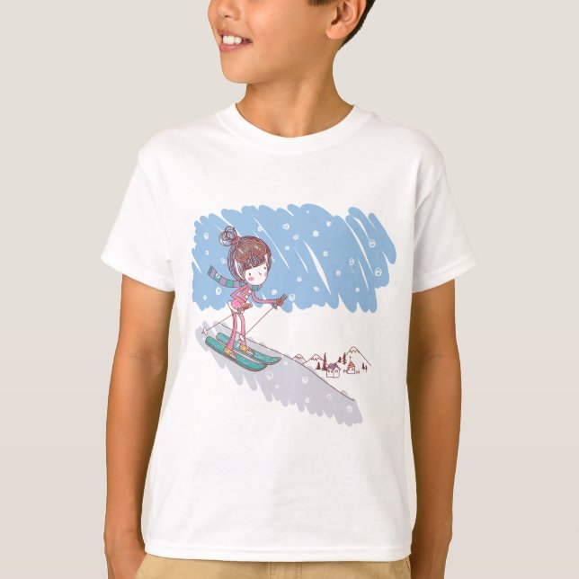 Cute Skiier T-Shirt (Front)
