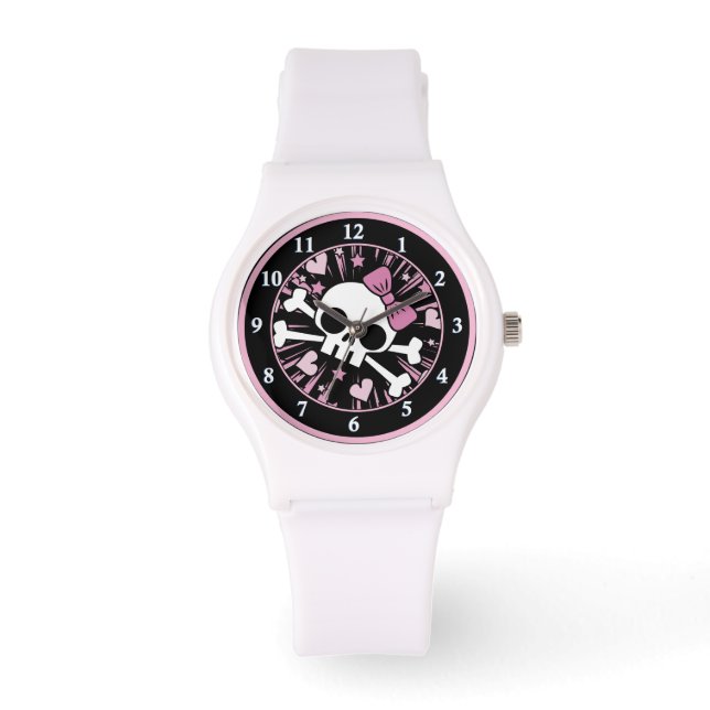 Cute Skull and Crossbones Watch (Front)