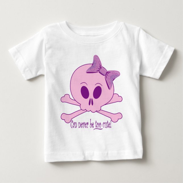 Cute Skull Baby T-Shirt (Front)