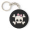 Cute Skull Girl Keychain
