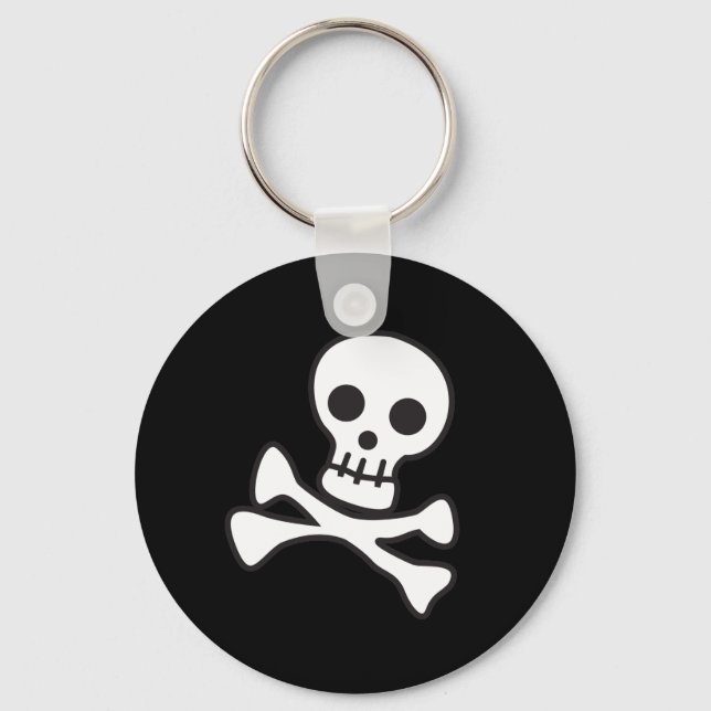Cute Skull Key Ring (Front)