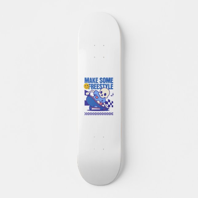 Cute Skull Skateboard (Front)