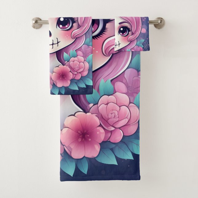 Cute Skull Towel (Insitu)