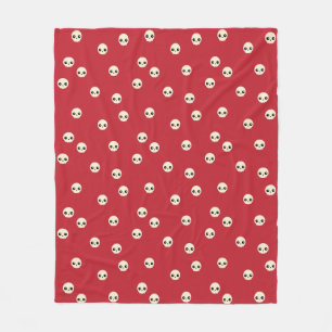 Cute Skulls Fleece Blanket