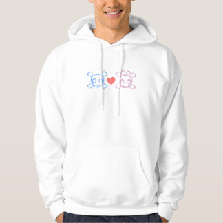 Cute Skulls Partner Hoodie