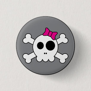 Cute Skully Button
