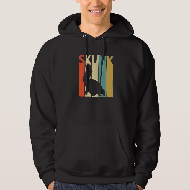 Cute Skunk Animal   Hoodie (Front)