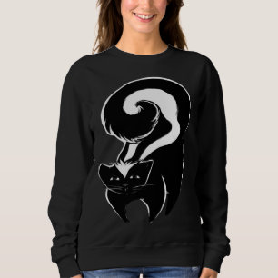 Cute Skunk Fun Nature  artwork Sweatshirt