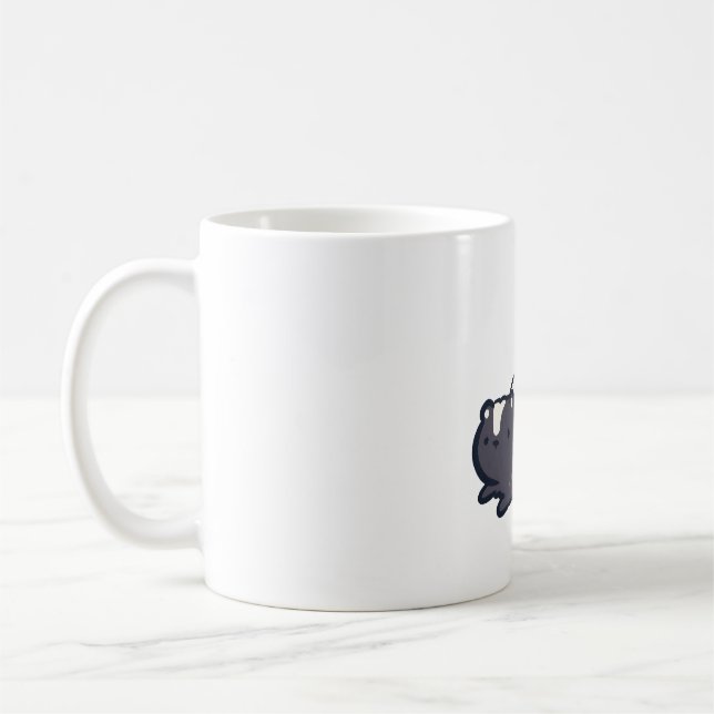 Cute skunk Magic Coffee Mug (Left)