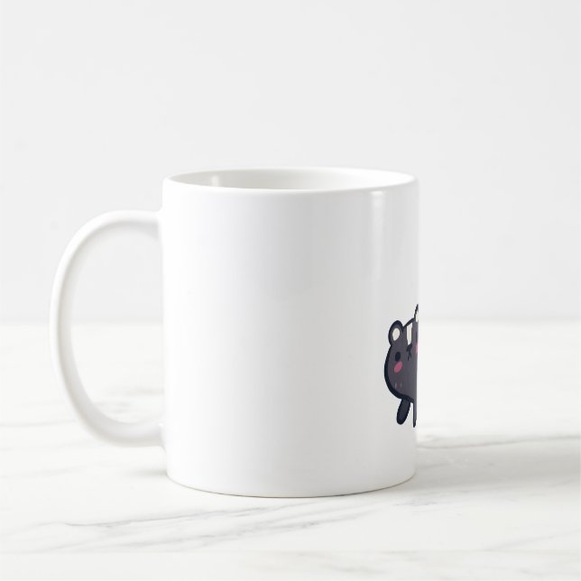 Cute skunk Magic Coffee Mug (Left)